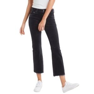 American Eagle Hi Rise Crop Flare Corduroy Pants 0